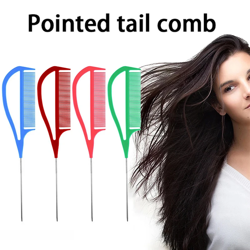 

1 Pcs Carbon Fiber Pointed Tail Comb Anti-Static Hair Comb Professional Stylist Comb Tools Cutting Comb Hairdressing Tool