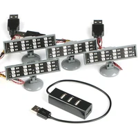 4pcs Building Block Light Set RGB LED for Bricks High Brightness Ideal Spotlights for Models Exterior Lighting DIY 1