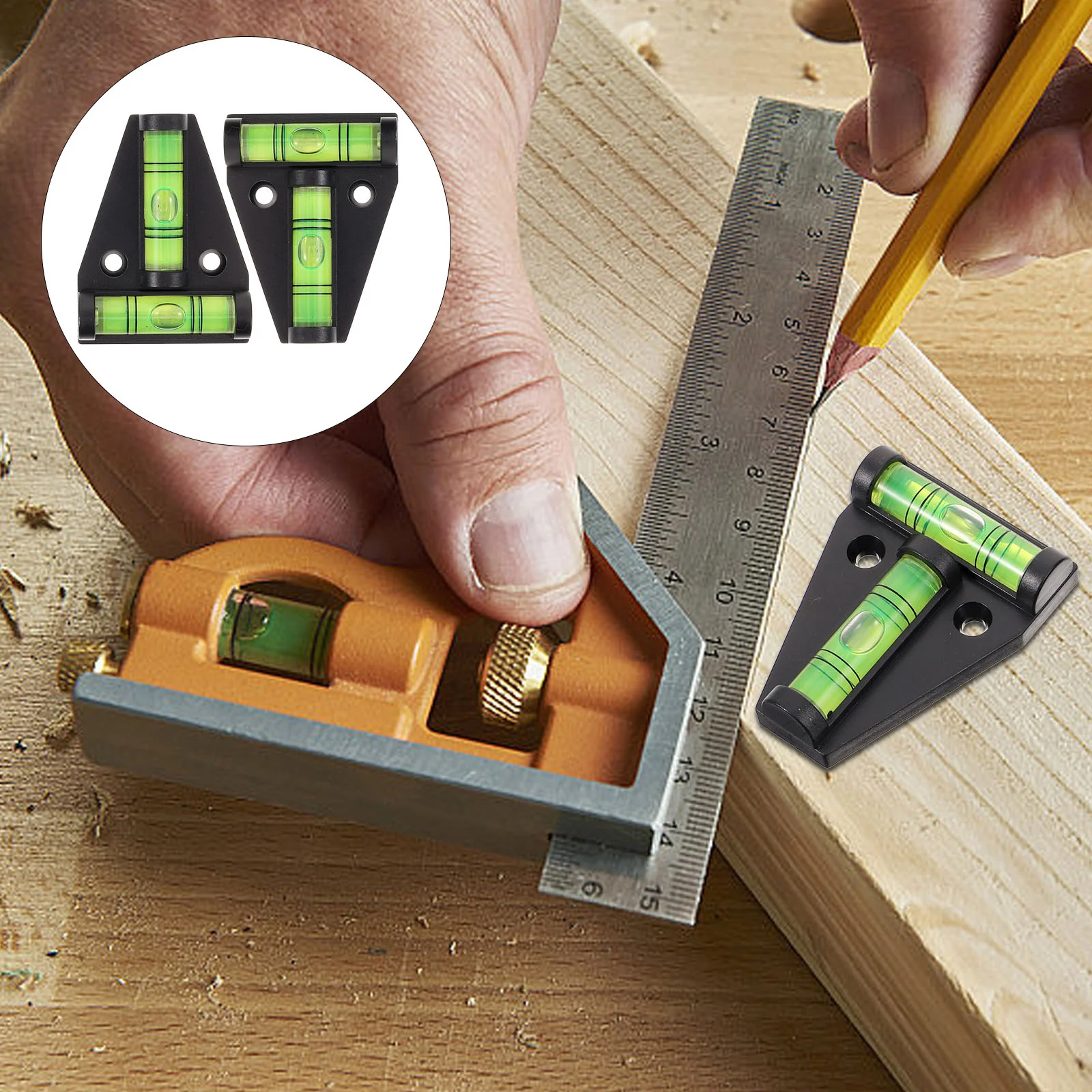 

Bubble Level Tool Rv Leveling Blocks T-type Magnetic For Trailer Plastic Travel