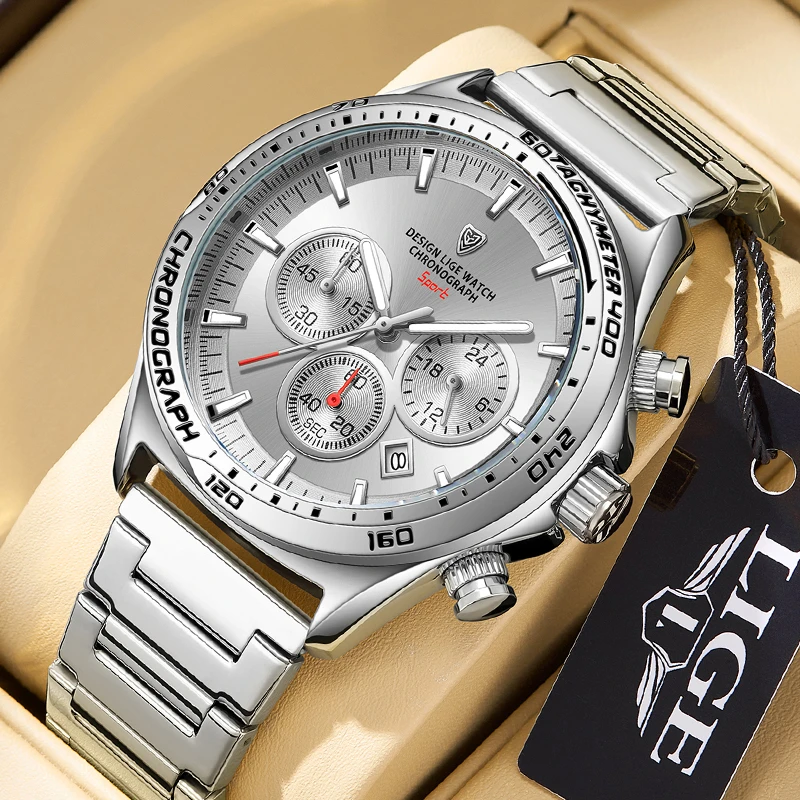 

2024 Top Brand Luxury Watch Fashion Casual Military Quartz Sports Wristwatch Full Steel Waterproof Men's Clock Relogio Masculino