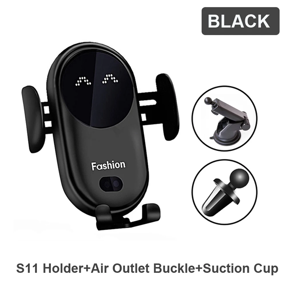 2022-Auto Sensing Wireless Smart Car Phone Charger For Xiaomi iPhone Smart  Car Wireless Charger Phone Holder Support Portable - AliExpress