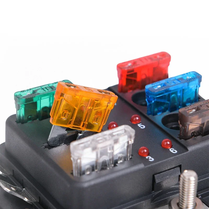 Car Fuses Kit 100/50Ps Profile Medium Size Blade Type Car Fuse Assortment Set Auto Car Truck 2.5/3/5/7.5/10/15/20/25/30/35A Fuse with Box Clip