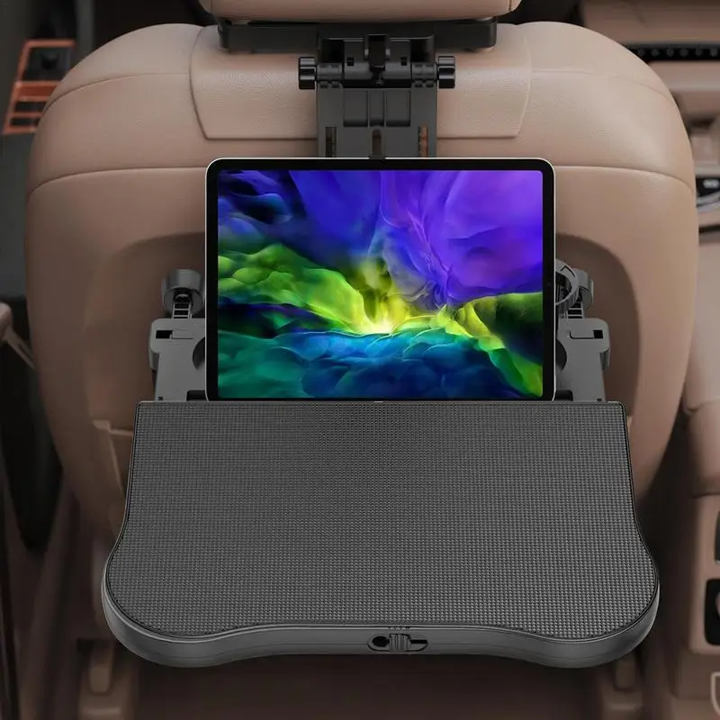 

Car headrest Back Holder Computer Rack Small Table Seat Back Steering Wheel Dinner Plate Computer Bracket Portable Car Desk