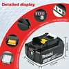 100% Original Makita Rechargeable Battery, Replaceable LED Lithium-ion, 6.0Ah 18V BL1860B BL1860 BL1850 BL1830 BL1815 3