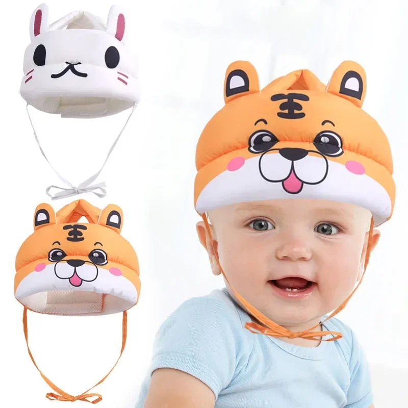 Kids Safety Helmet Baby Anti-fall Adjustable Cartoon