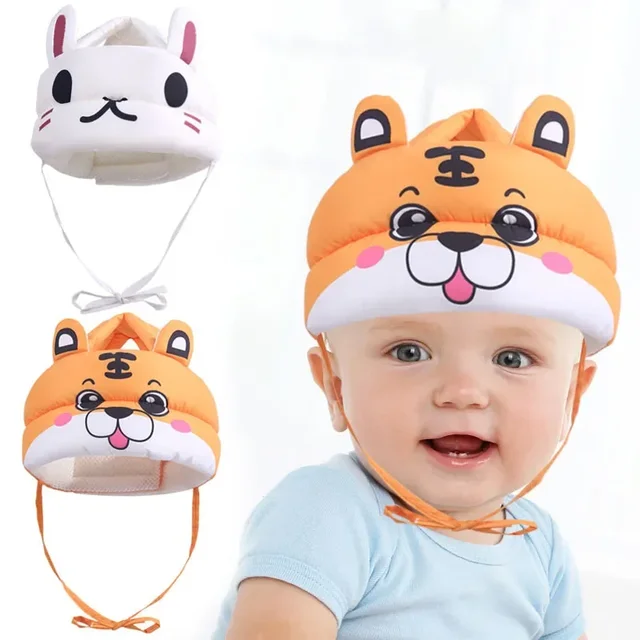 Baby Safety Helmet Head Protection Headgear Toddler Anti-fall Pad Cartoon Breathable and Adjustable Children Learn To Walk Cap 1 Baby Safety Helmet Head Protection Headgear Toddler Anti-fall Pad Cartoon Breathable and Adjustable Children Learn To Walk Cap 1