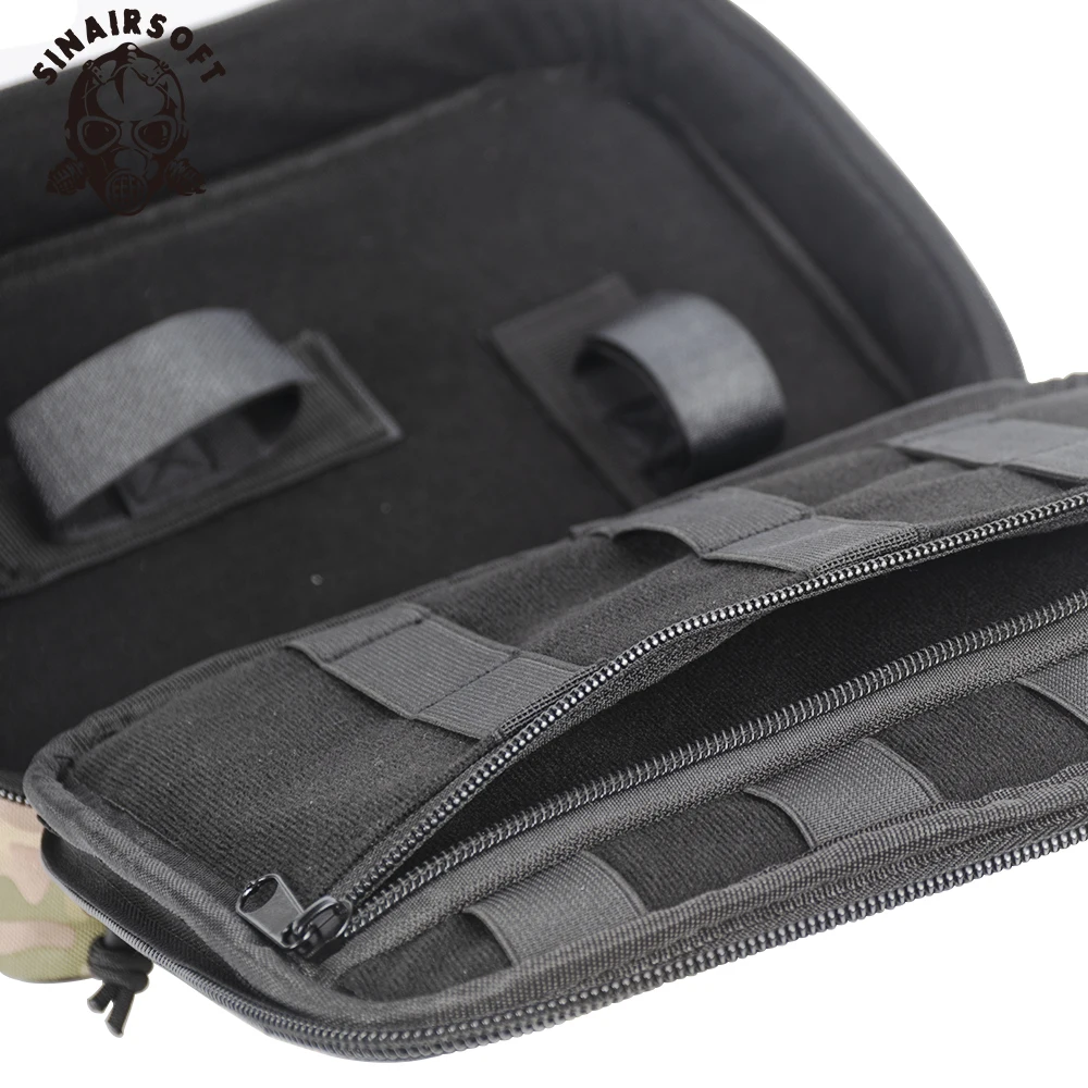 SINAIRSOFT Tactical Pistol Carry Bag Gun Case Pack Holster Portable Handgun Carrier Bag Protection Civilian Hunting Accessories 6