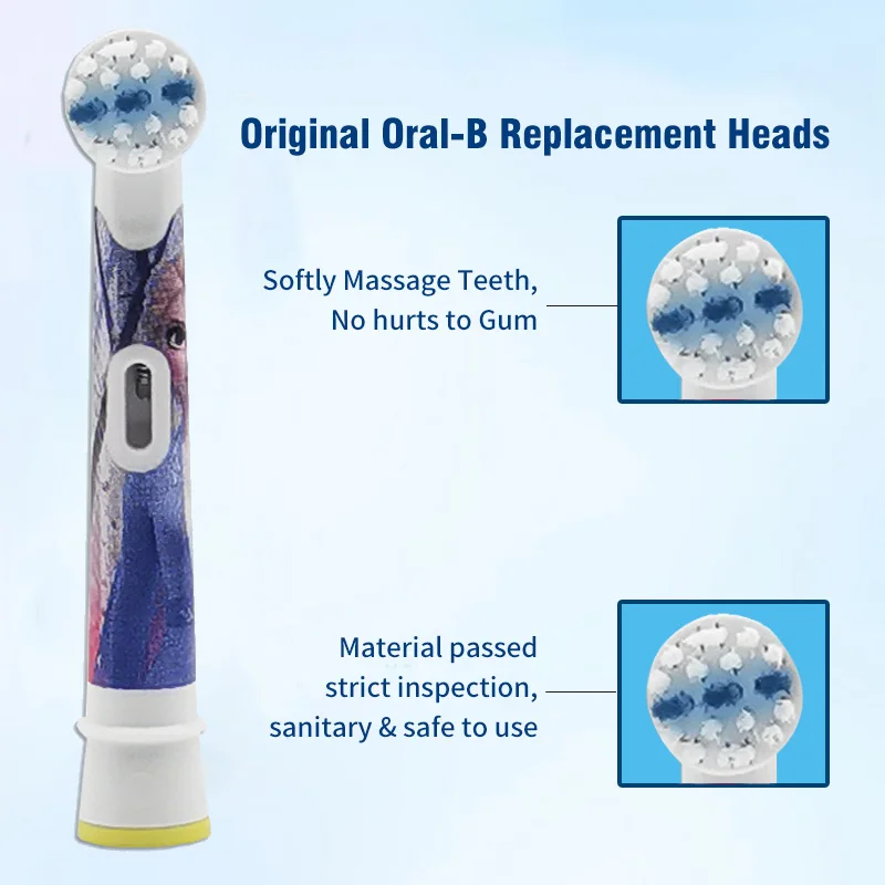 limpo dentes brsitle macio para crianças escova recarga
