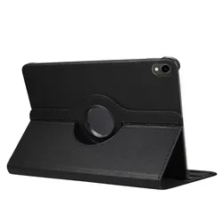 360 - Degree Rotating Stand Tablet Case with Auto Sleep for Tab S11 11inch 2025 (Black)