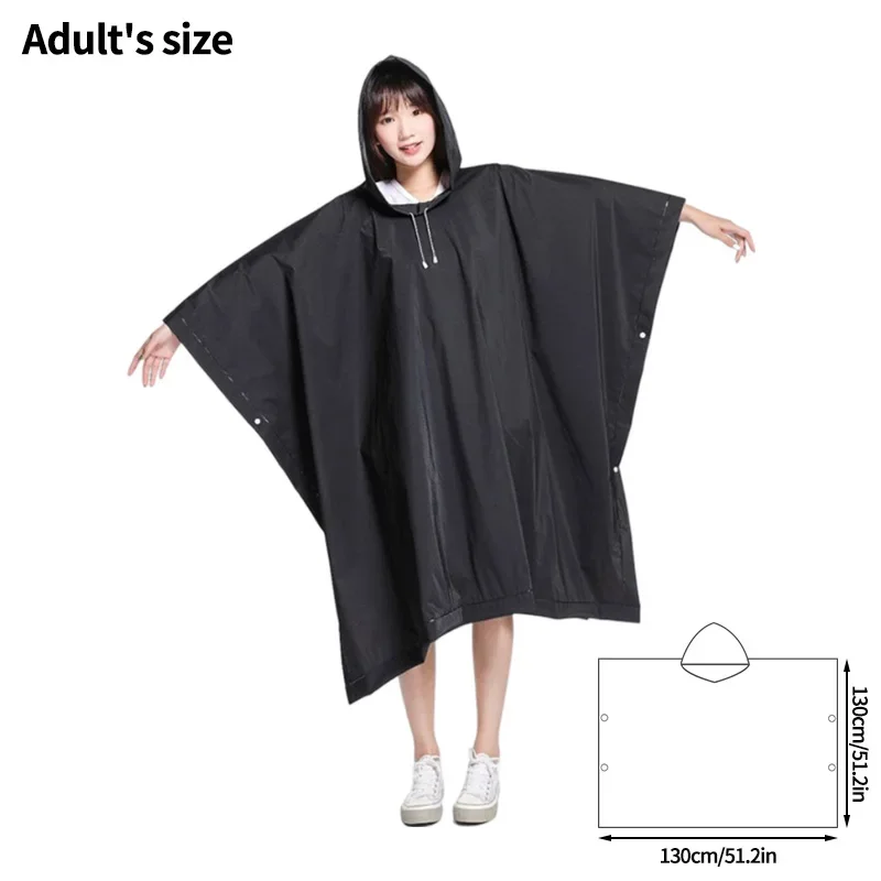 One Piece Raincoat Non Disposable Thickened Rain Gear Waterproof Raincoat Men's and Women's Transparent Travel Rainwear