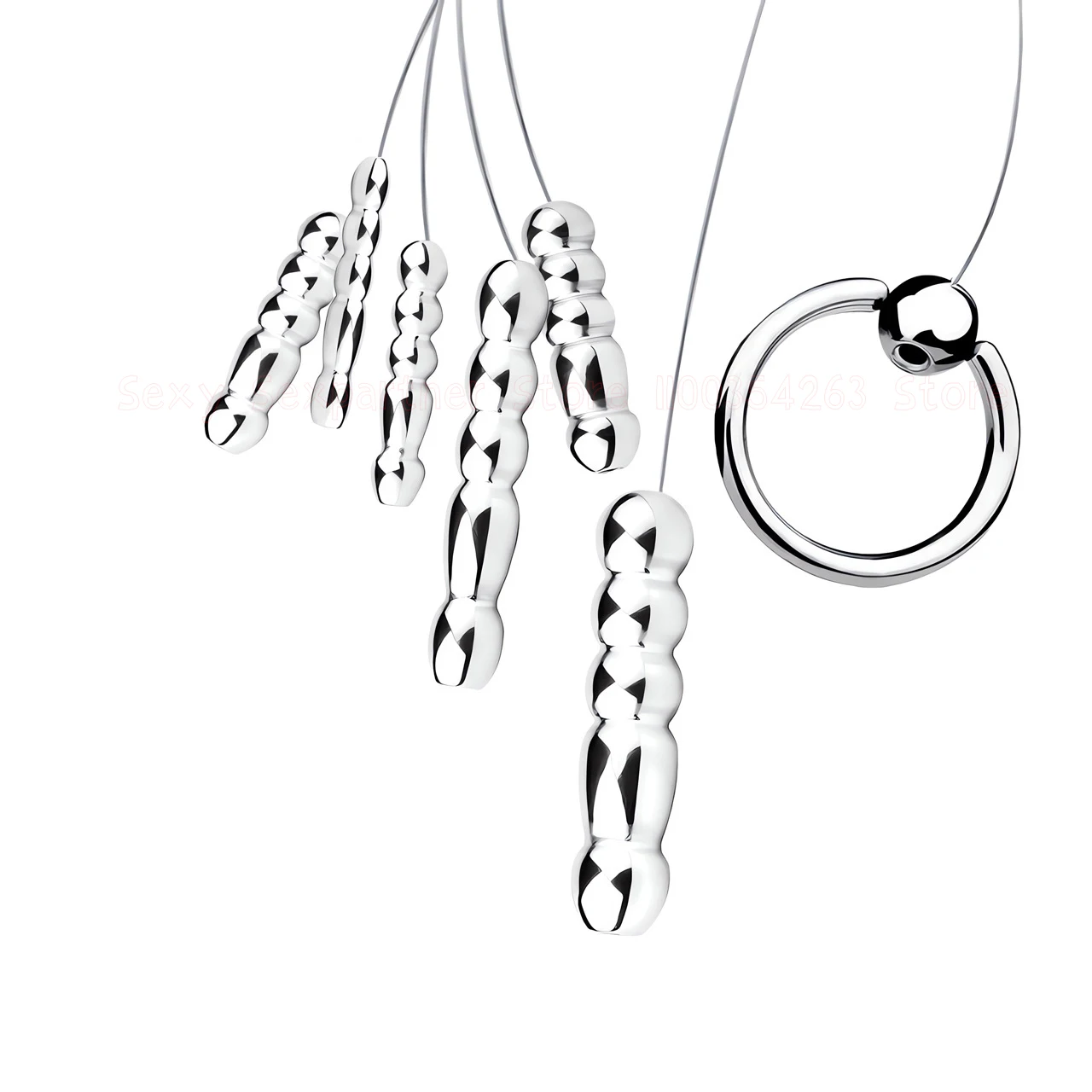 NEW Stainless Steel Male Urethral Beads Urethral Masturbation Hollow Horse Eye Stick Dilator Smooth Multi Size Cock Plug Sex Toy