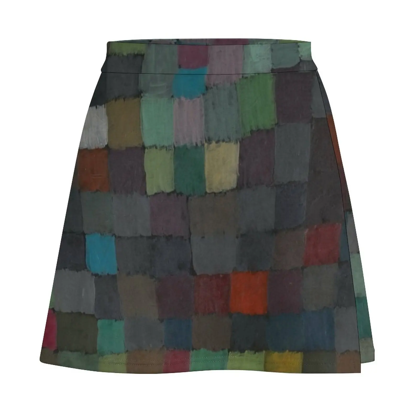 Paul Klee Magic Square Fine Art Print Mini Skirt fairy grunge japanese kawaii clothes Skirt for girls