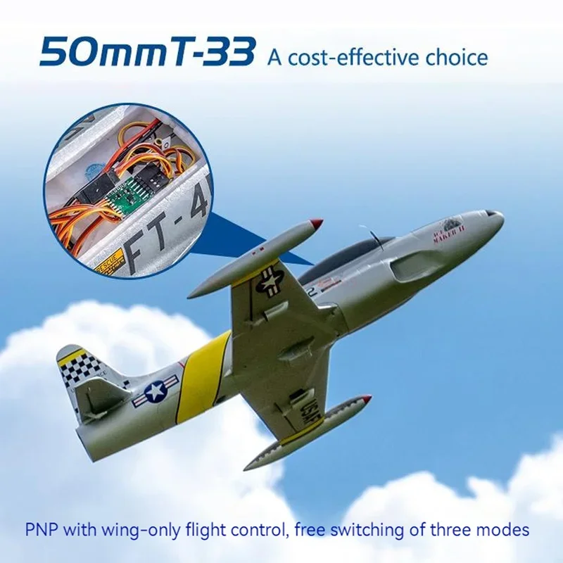 Electric Remote Control Aircraft Model T33 Fixed Wing