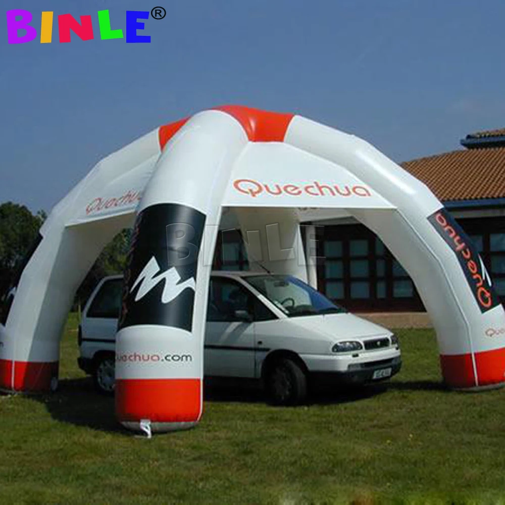 Customized 6m Spider Advertising Inflatable Tent With LED Lights For Car Exhibition New Commercial Inflatable Dome Tent For Sale