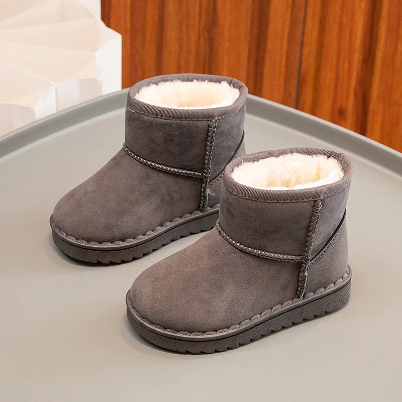 Children's snow boots for boys and girls in winter new set of