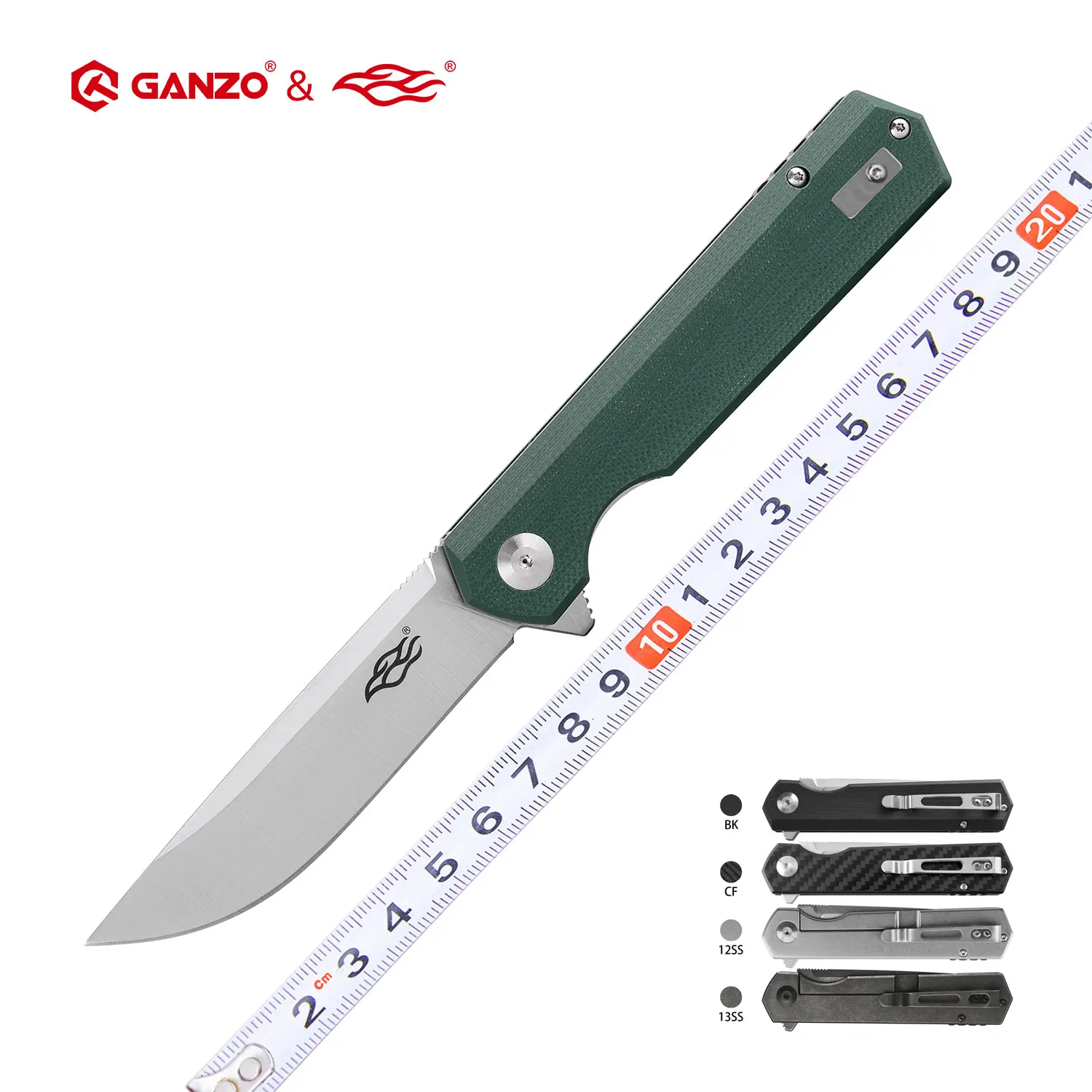 Ganzo Firebird FBknife FH41S D2 blade G10 Handle cuchillo plegable