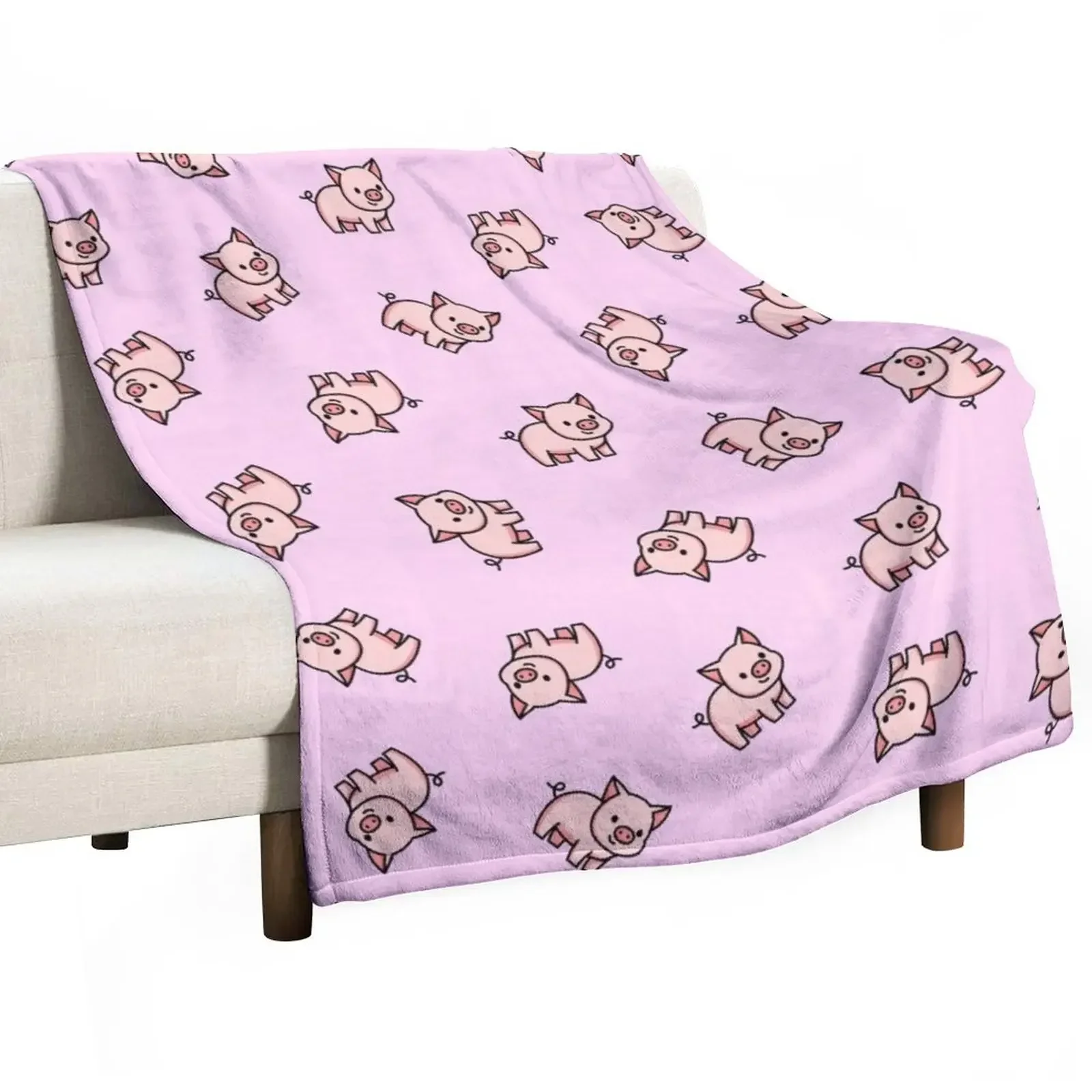 

Pig Throw Blanket Nap For Decorative Sofa Blankets