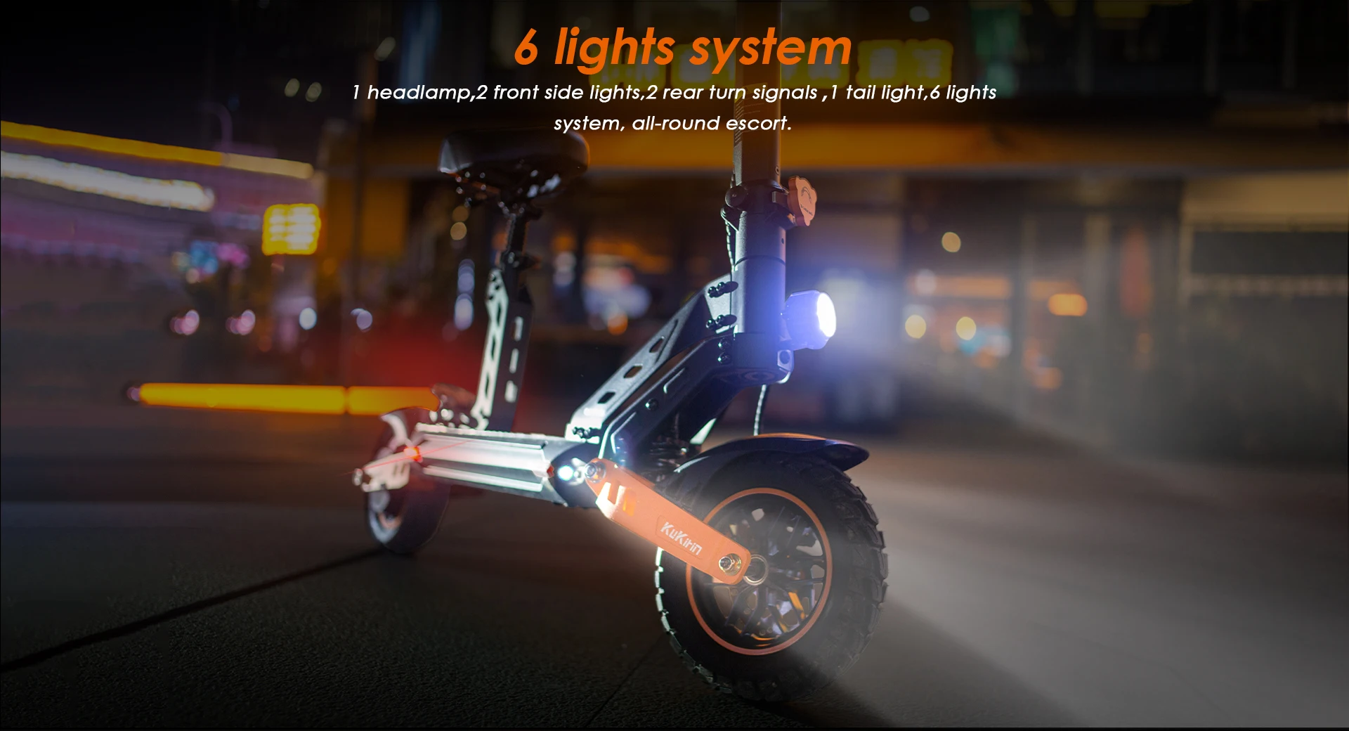 Kukirin G2 Max Scooter elettrico per tutti i terreni per adulti Motore 1200W Batteria 48V 20Ah Velocità massima 55 km/h 70 km Lungo raggio 10" - immagine 5