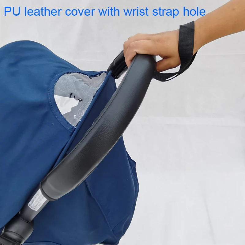 Stroller Leather Cover Baby Stroller Accessories PU Leather Protective Case Cover of Armrest and Handle for Babyzen Yoyo Yoyo2 Stroller