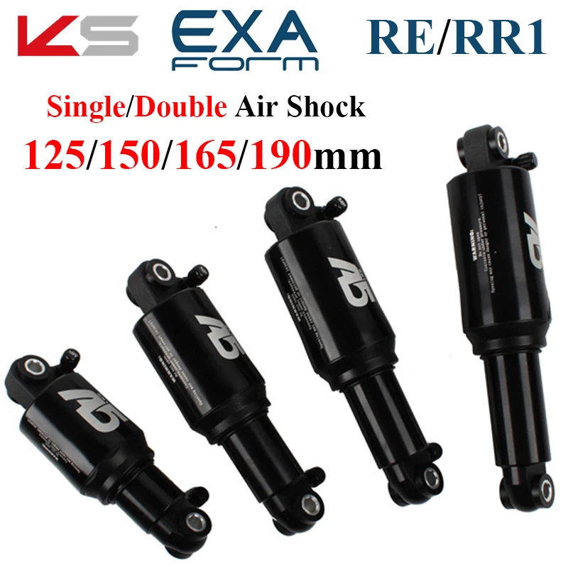KS A5 RE RR1 Mountain Bike Rear Shocks 125mm 150mm 165mm 190mm Single Double Air Chamber Shock