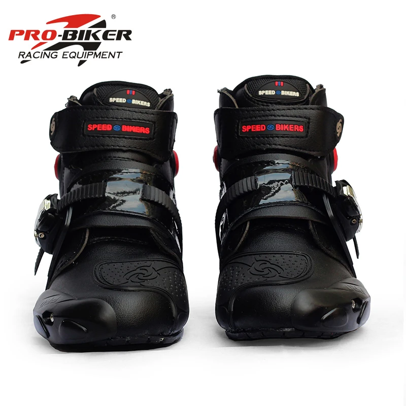 Men's Profession Motorcycle boots ankle motocross racing boots Microfiber leather off road Motorboats Motorcycle shoes motorcycle shoes motorcycle boots