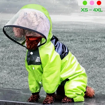 Waterproof Dog Raincoat Jumpsuit 1
