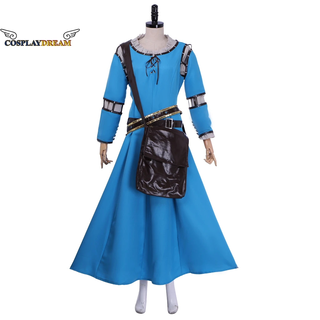

Brave Cosplay Costume Merida Dress with Bag Princess Dress Custom Made Female Adult Dress Halloween Party Outfit Stage Costumes
