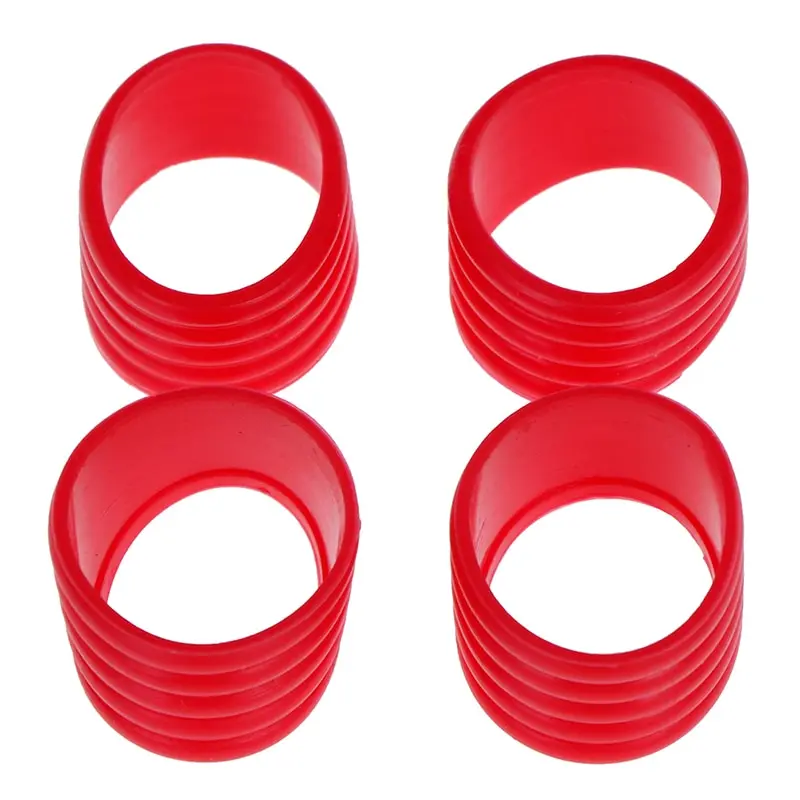 4pcs Tennis Racket Rubber Ring Grip Stretchable Stretchy Handle Rubber Ring UK 