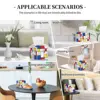 Custom Mondrian Minimalist Modern Art Tissue Box Cover PU Leather Square Color Art Plaid Facial Tissues Holder for Office 5