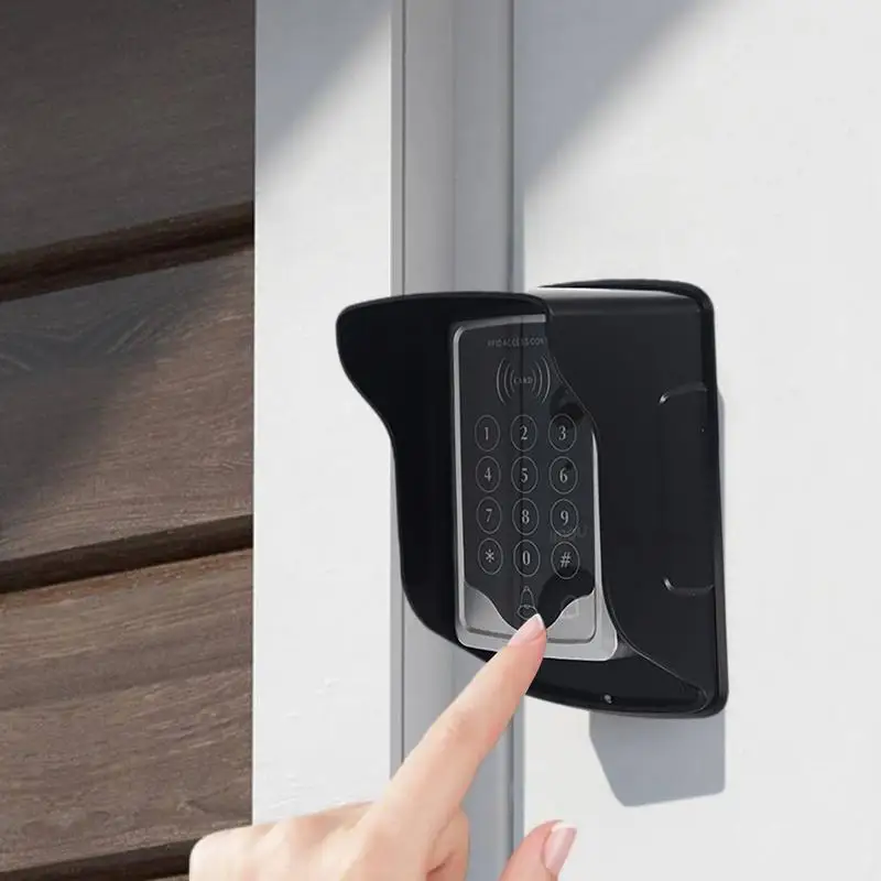 

Waterproof Door Bell Cover Doorbell Weather Blocking Cover Wireless And Any Push Button Anti Glare Cover For Attendance Machine