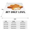 Chicken Nuggets My Only Love Blanket Flannel Portable Throw Blankets Throw Blanket For Couch Bedding Travel Throws Bedspread 3