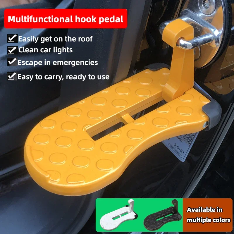 Gancho para puerta de coche Hebilla de bloqueo Pedal plegable