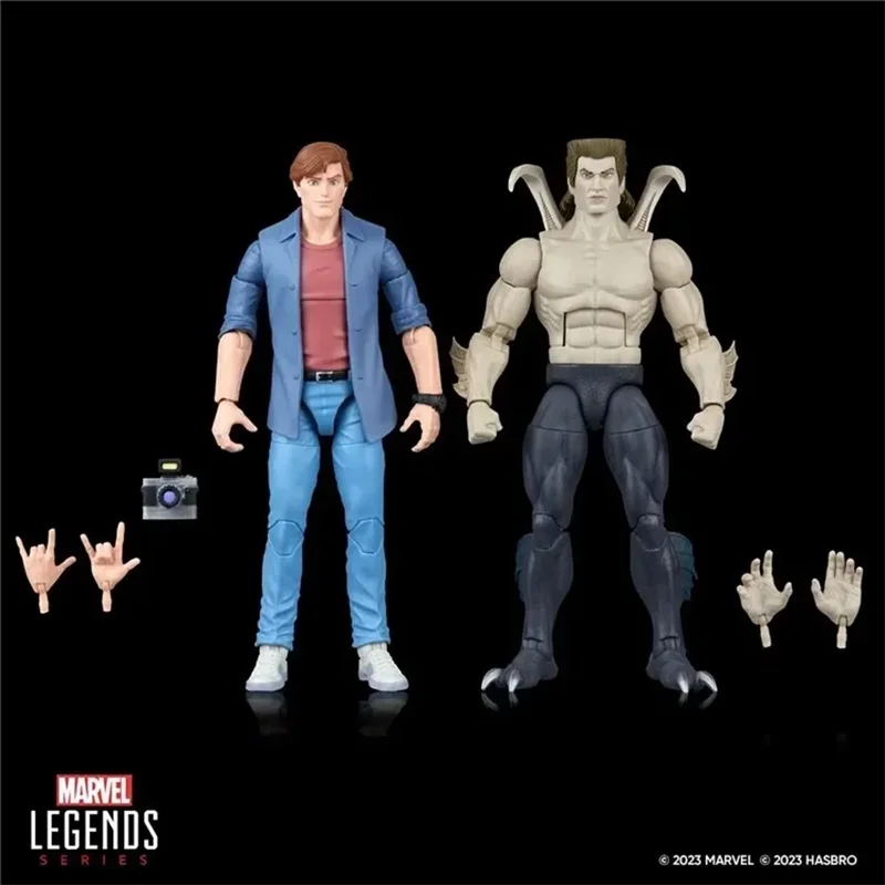 

In Stock Original Hasbro Marvel Legends Amazing Spider-Man Anime Figurine Peter Parker Smythe Figures Action Model Toys