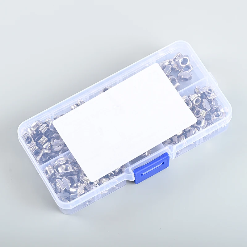 184pcs European standard T-nut block set aluminum profile accessories square slider nut