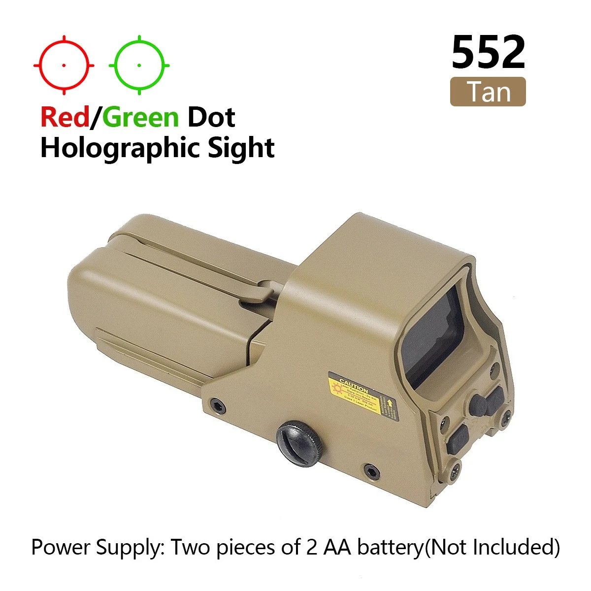 Tactical Red Dot Holographic Sight with Magnifier for Hunting Riflescopes and Airsoft Guns