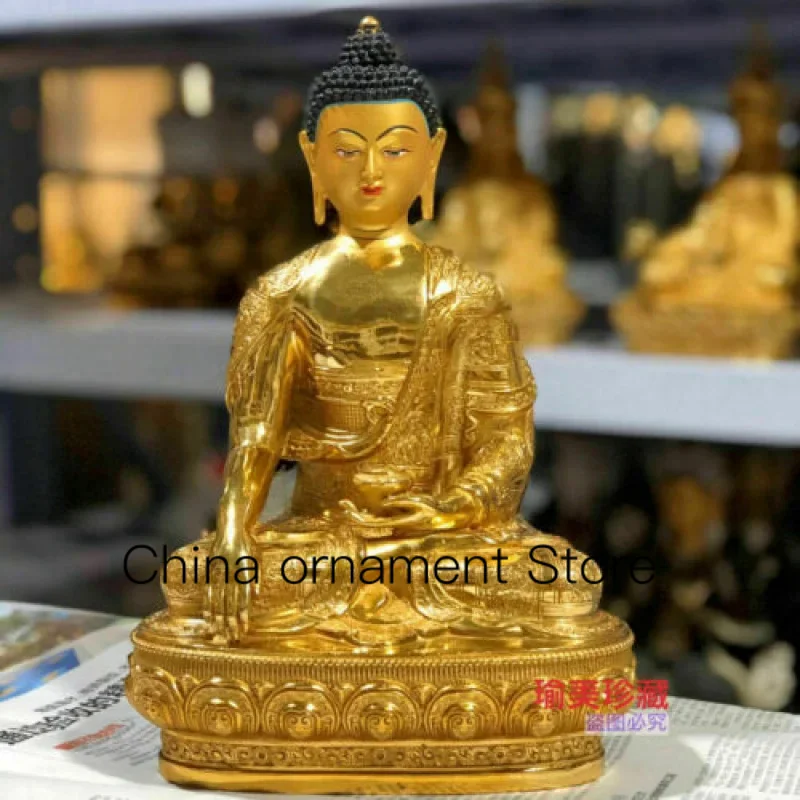 

12 Inches/30cm Genuine Bronze Sakyamuni Buddha Statue Budda Gautama Sidado