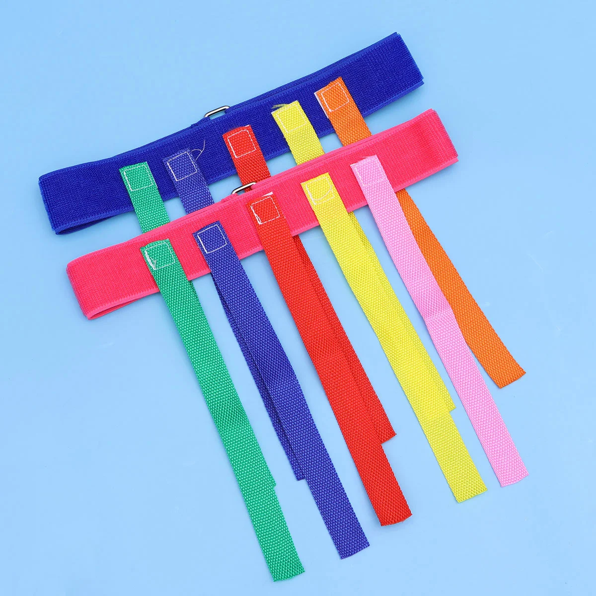 

2 Pcs Toy Kindergarten Belt Kids Outdoor Toys Educational Tail Puzzle Pull Tails Child