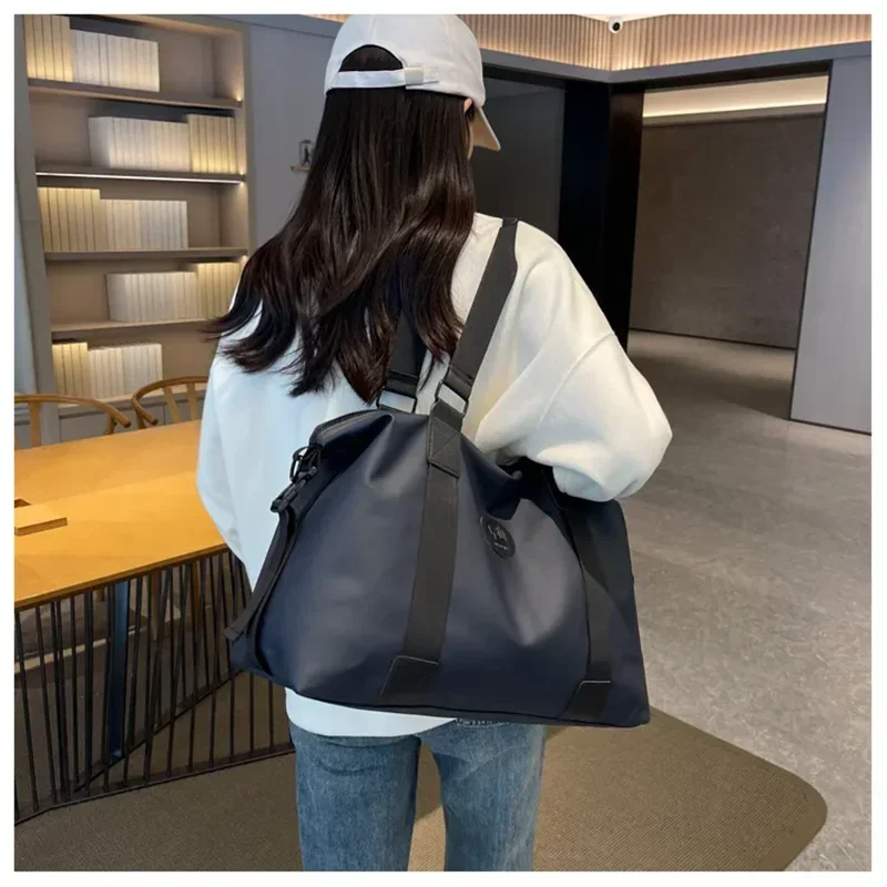 Travel Totes Bag Men's Handbag Large Capacity Travel Luggage handbag Yoga Exercise Oxford Cloth Waterproof Fitness Bag 6