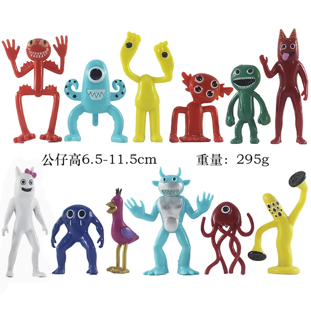 12pcs Anime Game Garden Of Banban Action Figure Brinquedos fofos para os  fãs Presente Animal Figures Adulto E Crianças Jardim Banban Minifigures