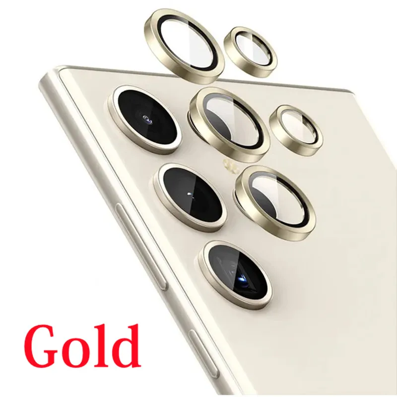 Premium Metal Camera Lens Protector Glass with Ring