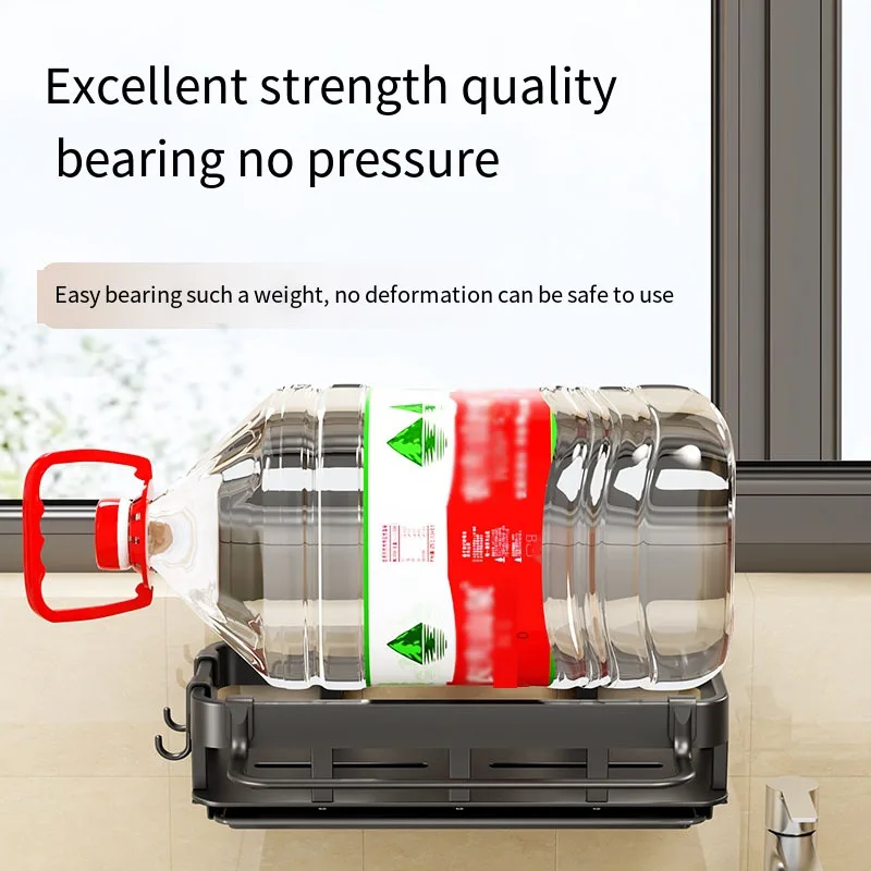 Kitchen Organizer Sponge Storage No Punching Dishcloth Rack Kitchen Organizing Shelf Accessories Organization Wall Home