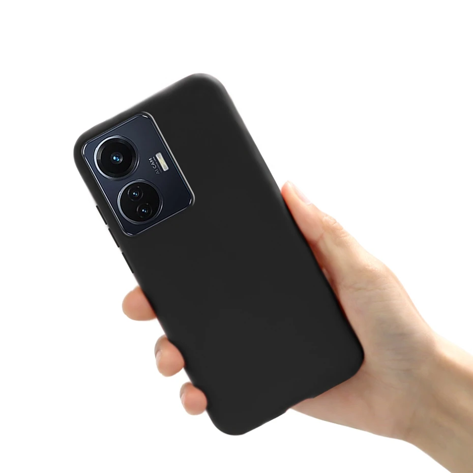 Enhanced Liquid Silicone Soft TPU Phone Case Back Cover with Bumper Shells