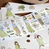 Yoofun 7x200cm Leisure Life Girl Washi Tape for Planner Card Making DIY Scrapbooking Collage Junk Journal Decorative Sticker 5