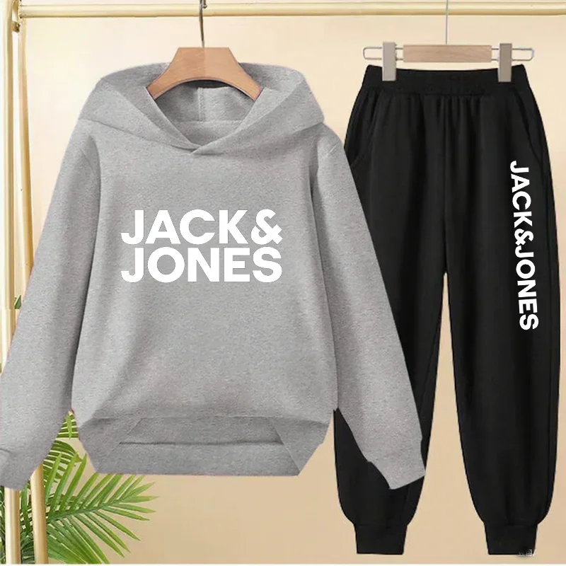 Boys Hoodies Sweatshirt +Pants New Jack print clothes Sets Fashion Girls Hoodies Game Spring Autumn sweatshirt Clothes - 4