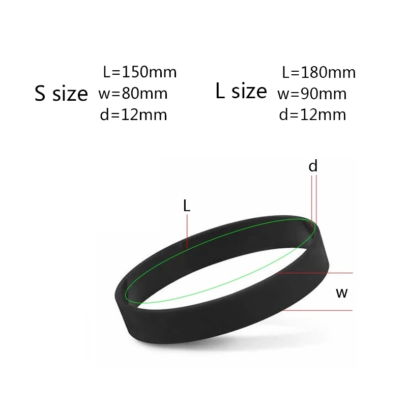 JAXMOS 2PCS Silicone Rubber Band For MP3 Player/Phones/Headphones Amplifier Binding