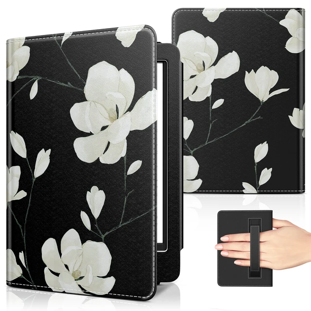 Kindle Paperwhite 7th Generation Case with Stand/Hand Strap - PU Leather  Cover for Kindle Paperwhite 6th Generation eReader - AliExpress