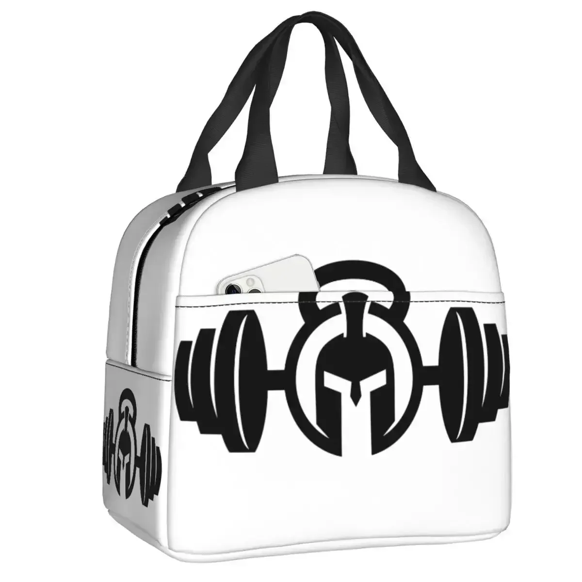 

Sparta Gym Logo Thermal Insulated Lunch Bag Women Bodybuilding Fitness Gym Resuable Lunch Tote Picnic Multifunction Food Box