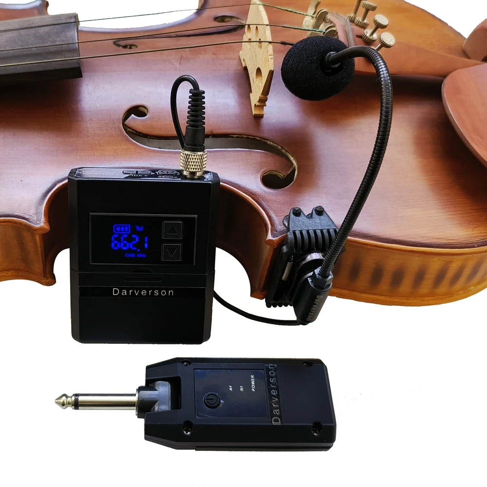 44violinwirelessmicrophonesysteminstrumentfiddleclipmic