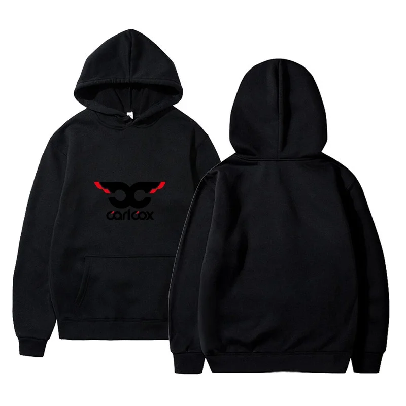 

Caicox Cotton Hitam Kolar Gandung Simple Vintage Hoodie Men Fashion Sexy Korean Plain Slim Fit Printed