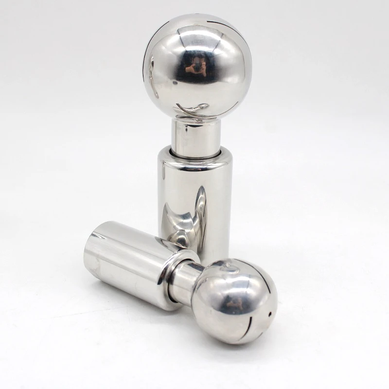 SS304 Stainless Rotary Spray Ball Sanitary Female Thread CIP Tank Cleaning Head 360 Degree Coverage Wash Fitting BSP1/2"-2" Inch